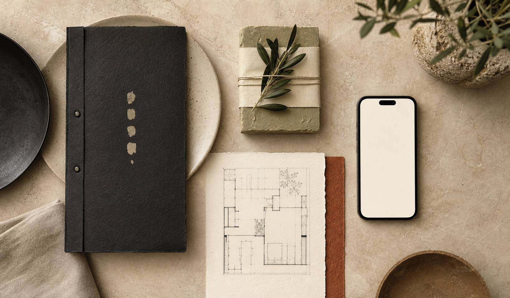 Richly textured creative objects